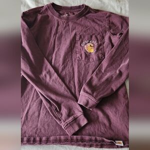 Carhartt Purple Long Sleeve Shirt